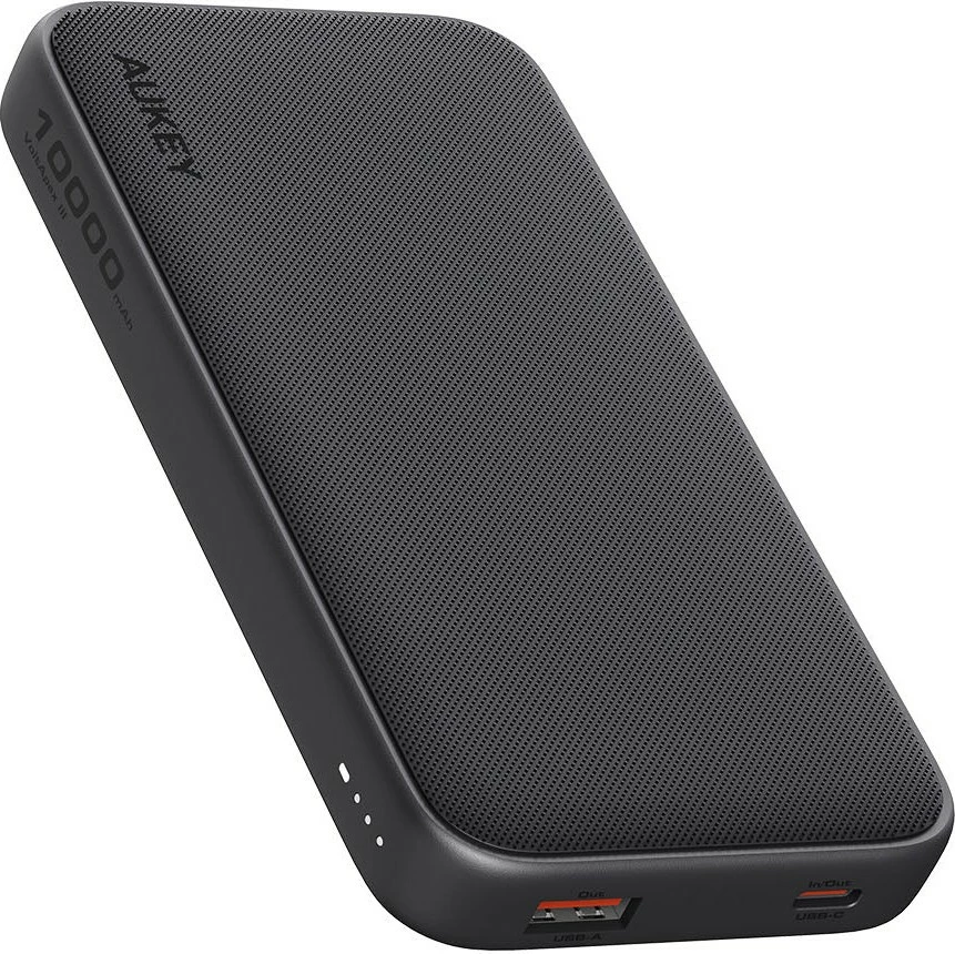 Power bank AUKEY PB-Y46P Spark Go, 10000mAh, 22.5W, 2xUSB, USB-C kabllo, Zi