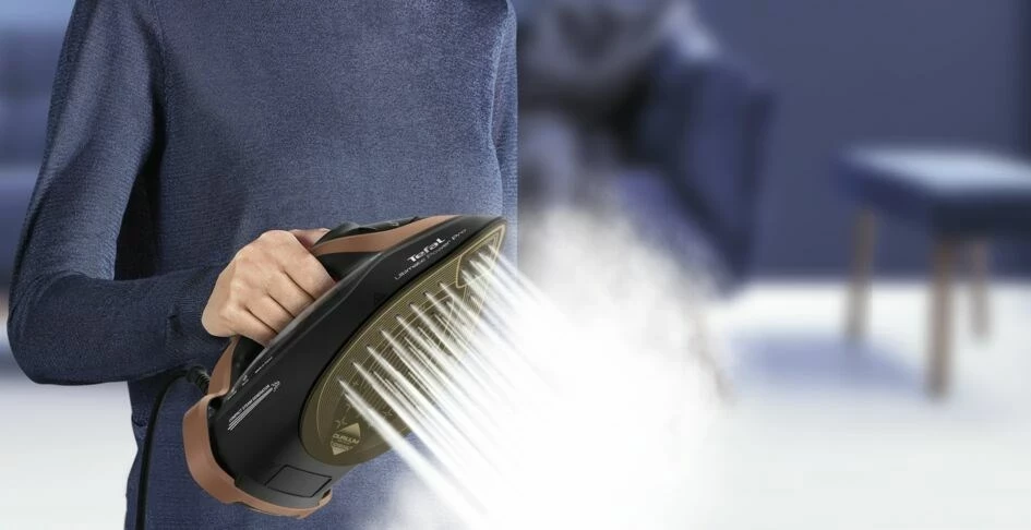 Hekur Tefal Ultimate Power Pro FV9E50, Dry & Steam, 3200 W, Durilium AirGlide Autoclean, Zezë/Bakër