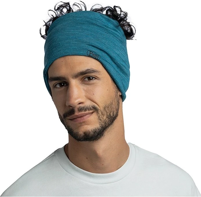 Shall multifunksional Buff Lightweight Merino Wool, për të rritur, Unisex, Blu