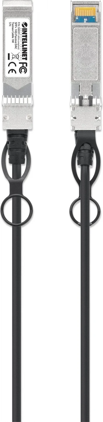 Kabllo Lidhëse Intellinet 508391 Twinax SFP+ 10G DAC, pasive, 1m, e zezë