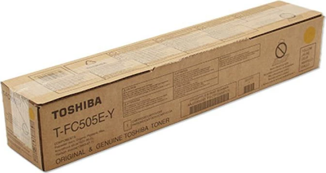 Toner Toshiba T-FC505E/TFC505E origjinal, rendiment deri 24,000 faqe, e verdhë