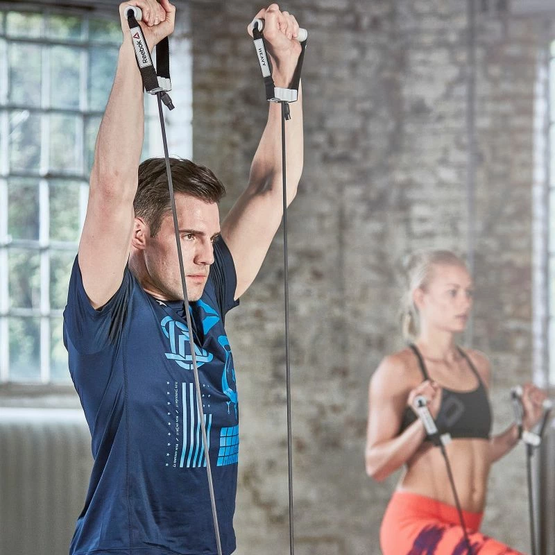 Reebok RSTB-16077 Atlete Rregullueshme për Stërvitje, të bardha e të zeza