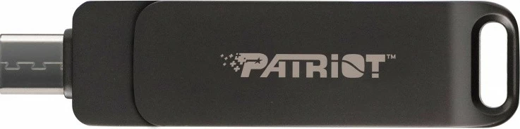 Pendrive Patriot Rage R550, 128GB, USB Type-C/USB A, e zezë