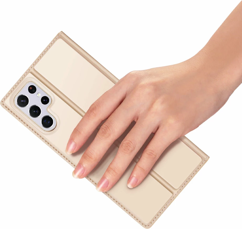 Mbështjellës Dux Ducis Skin Pro për Samsung Galaxy S22 Ultra, gold