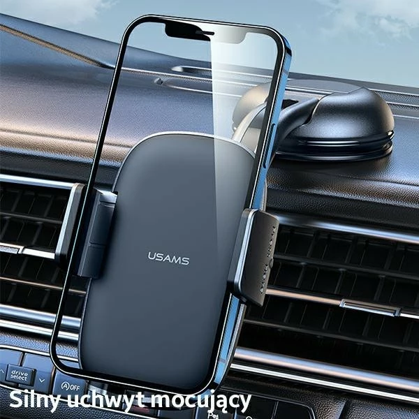 Mbajtës telefoni për veturë USAMS US-ZJ063, i zi