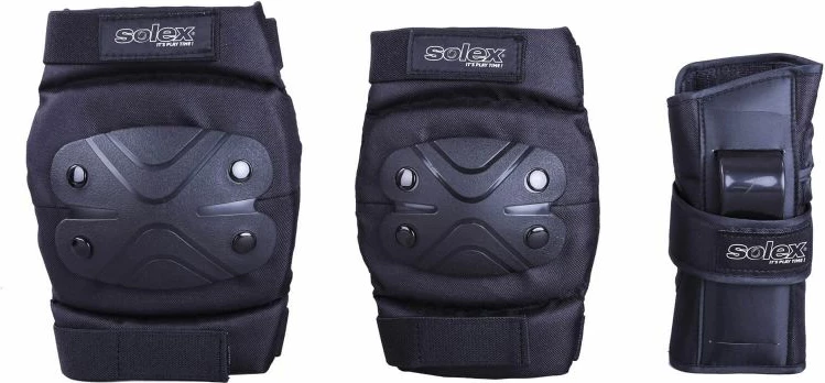 Mbrojtëset dhe jastëkët e gjurit Solex Combo 30068L për sportet rekreative