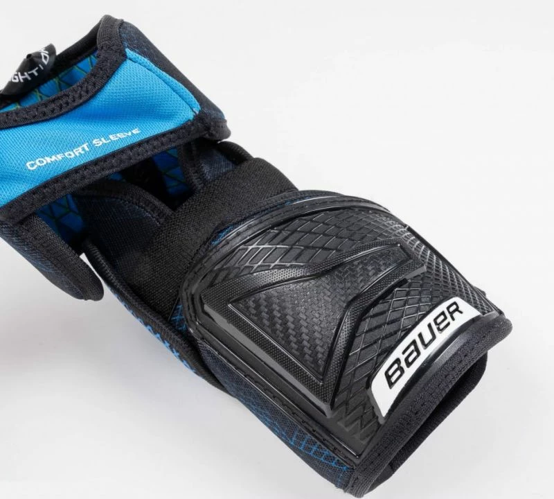 Mbrojtëse bërryla për fëmijë Bauer, të zeza dhe blu