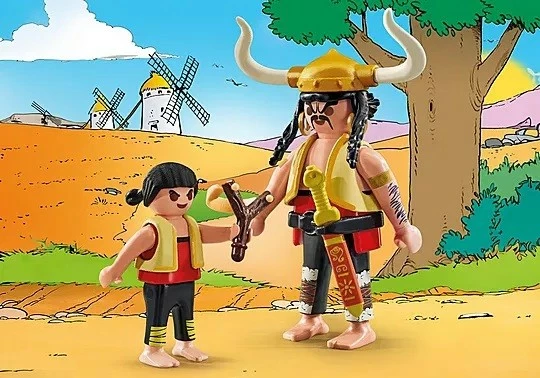 Set lodrash Playmobil Asterix 71545 Cebullanka me Grzanka dhe Pepe, 8 pjesë