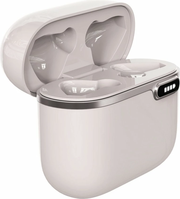 Kufje pa tela ART SLART AP-TW-B4W, TWS, mikrofon HQ, USB-C, Bardhë