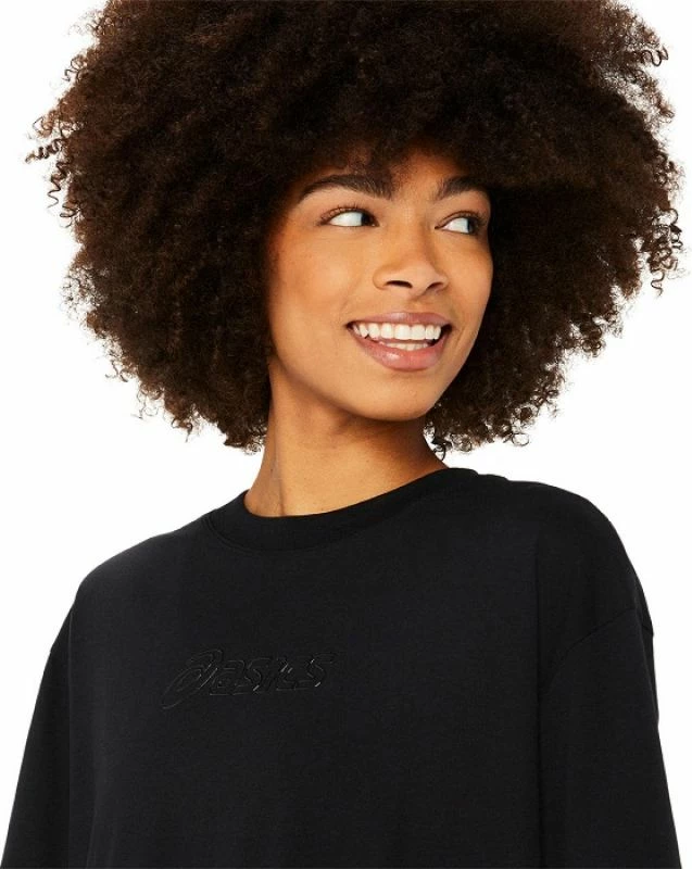 Maicë sportive Asics unisex, e zezë