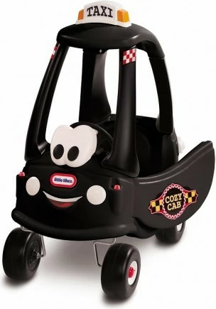Makine ride-on Little Tikes Cozy Coupe Taxi, e zezë, për fëmijë