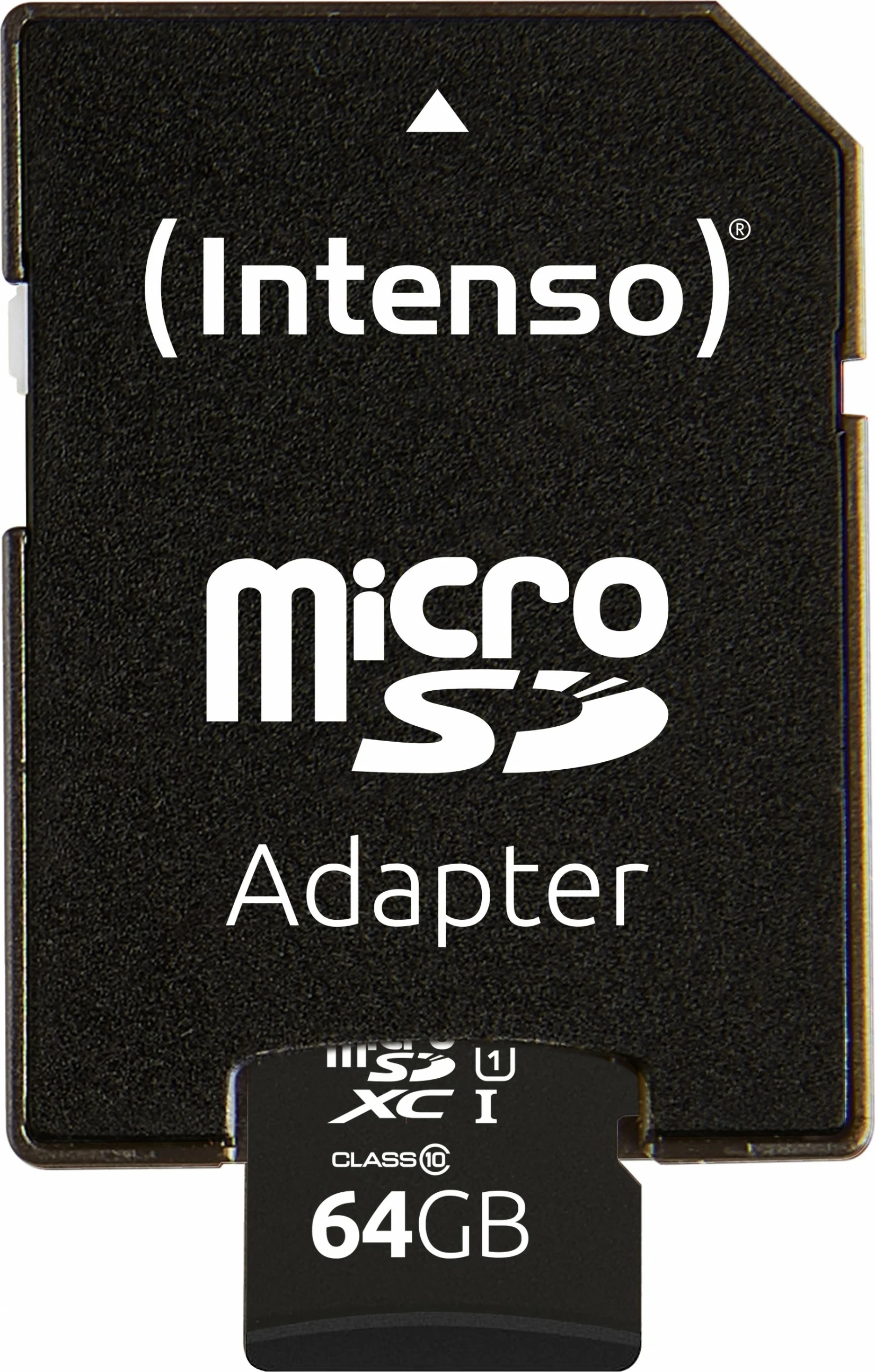 MicroSD kartelë Intenso 64GB, Class 10, UHS-I, e zezë