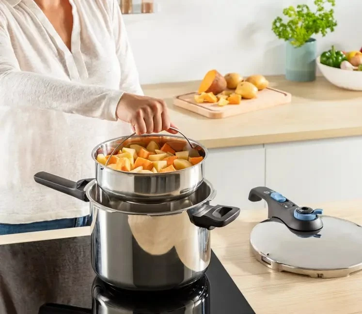 Tenxhere presioni Tefal SECURE TRENDY 6L, Blu