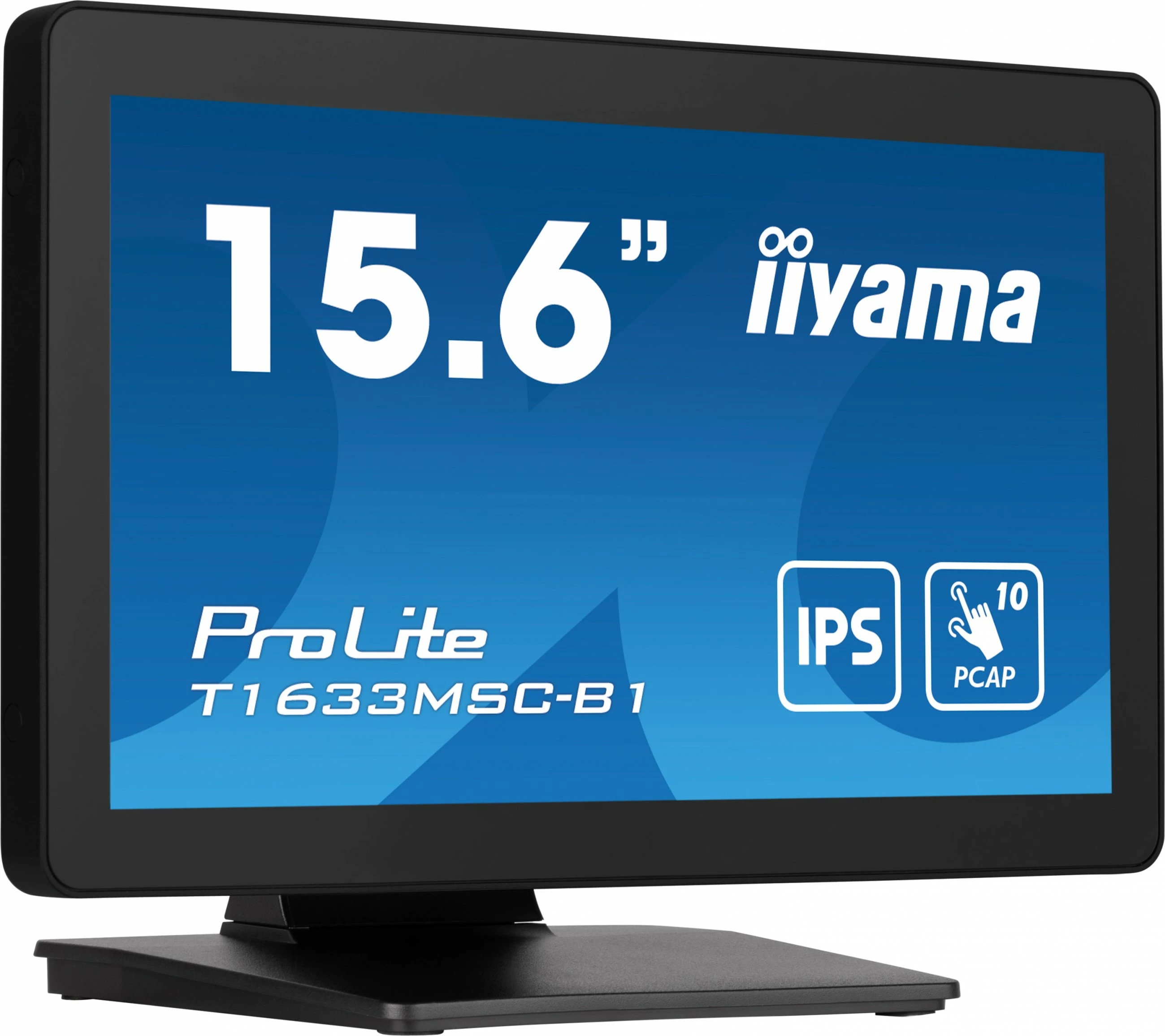 Monitor iiyama ProLite T1633MSC-B1, 15.6", Full HD, LCD, i zi