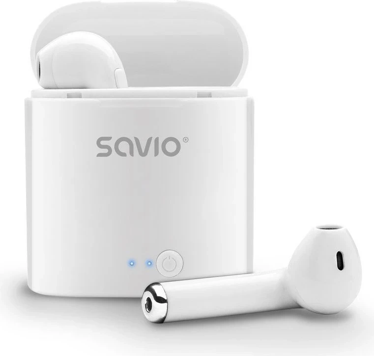Kufje me bluetooth Savio TWS-01, e bardhë