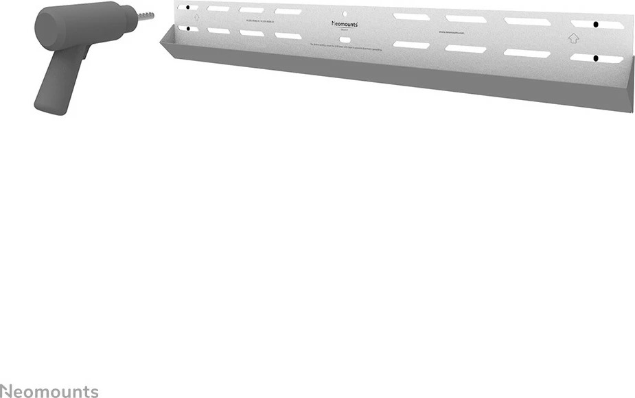 Mbajtës muri për TV Neomounts WL35S-850BL18, 2.18 m (86"), 100 x 100 mm, 800 x 400 mm, 0 - 12°, Çelik, E zezë