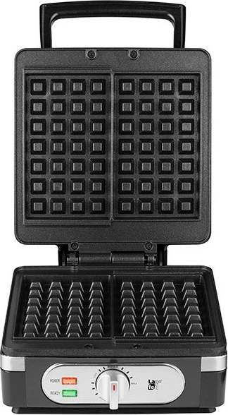 Aparat waffle, Lafe, GFB-003, 1400 W, pllaka qeramike jo-ngjitëse, i zi