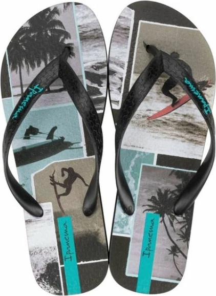 Flip-flopa për femra Ipanema, të zeza