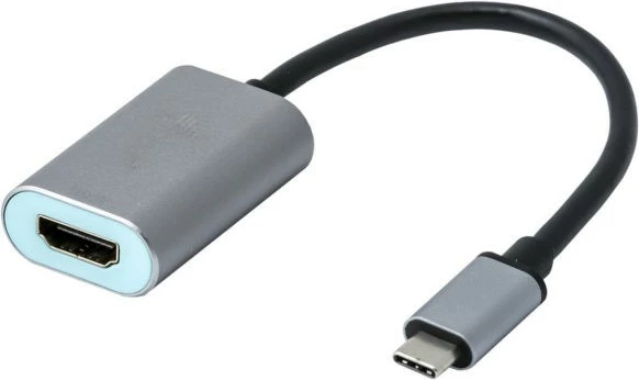 Adapter USB-C në HDMI i-tec C31METALHDMI60HZ, 4K Ultra HD 60Hz, Gri
