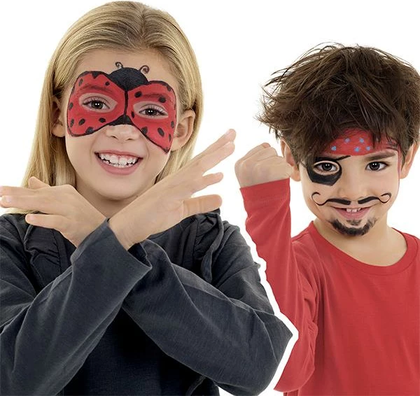 Set ngjyra fytyre Carioca Mask Up, 3 ngjyra