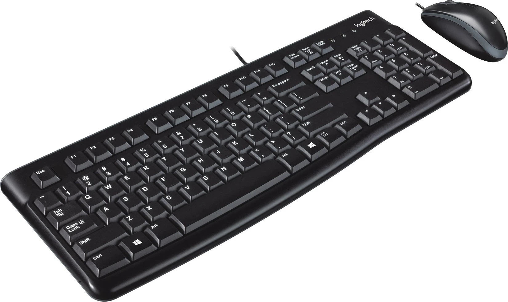 Tastierë dhe mi Logitech Desktop MK120, me tela