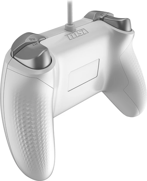 Gamepad MSI Force GC200, me tel USB, Hall-effect triggers, vibër, për PC/Android, kabllo 2 m, i bardhë