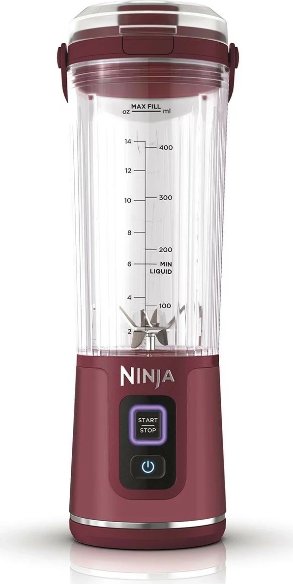 Blender portabel Ninja BC151, 0.53L, USB-C, i kuq