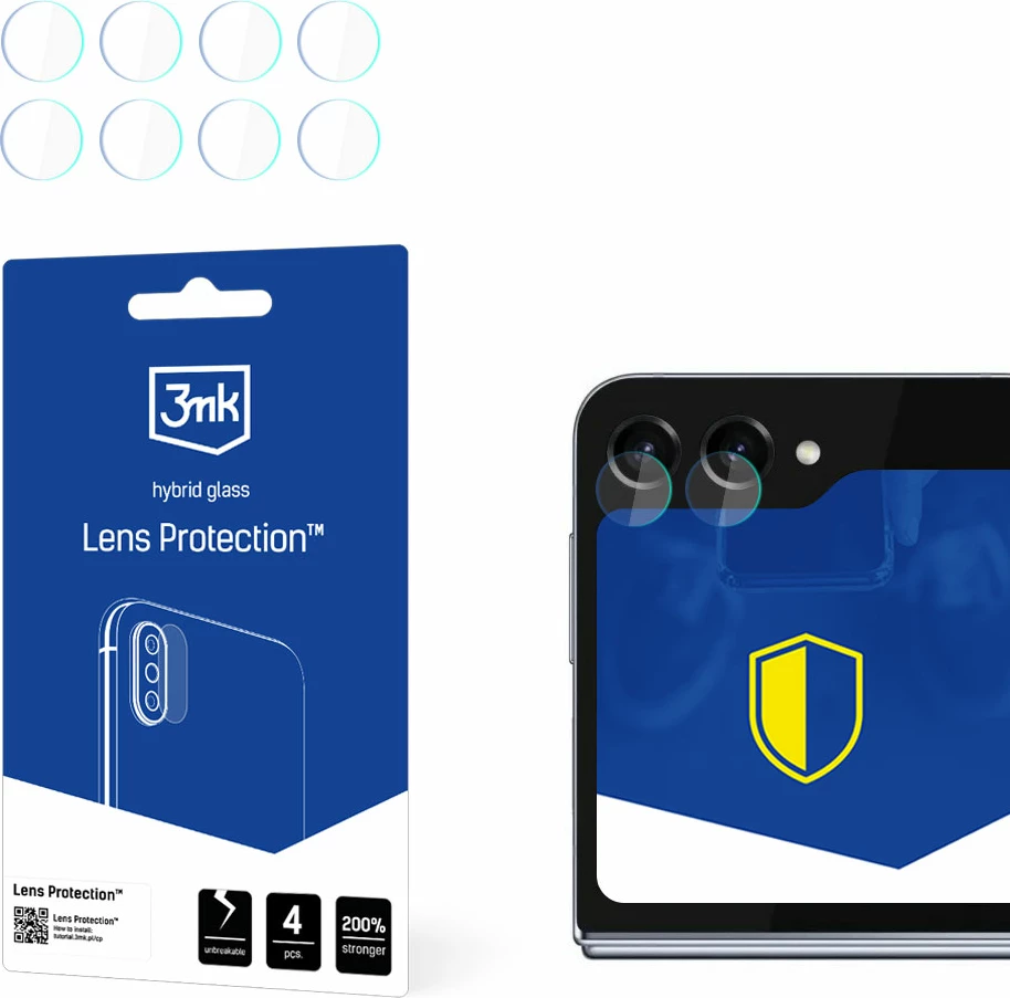 Mbrojtës xhami për kamera 3mk Protection, për Samsung Galaxy Z Flip 5, set