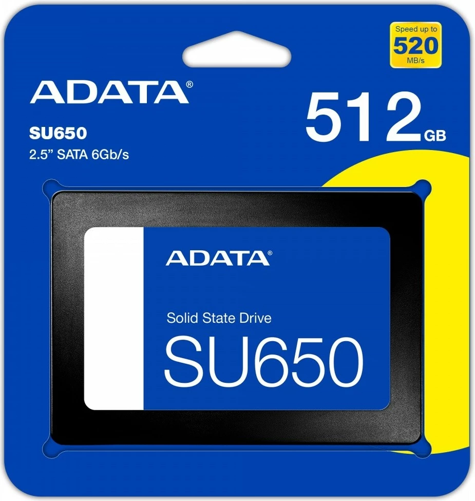 SSD Adata Ultimate SU650, 512GB, 2.5", SATA III