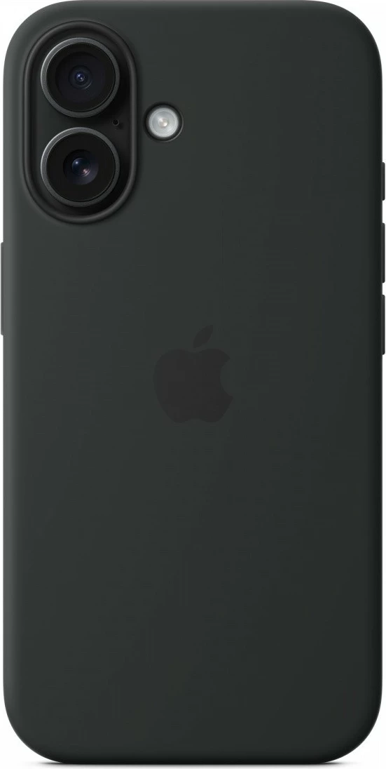 Mbështjellës silikon MagSafe për iPhone 16 Apple, i zi