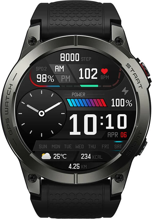 Smartwatch Zeblaze Stratos 3, 1.43", AMOLED, GPS, i zi