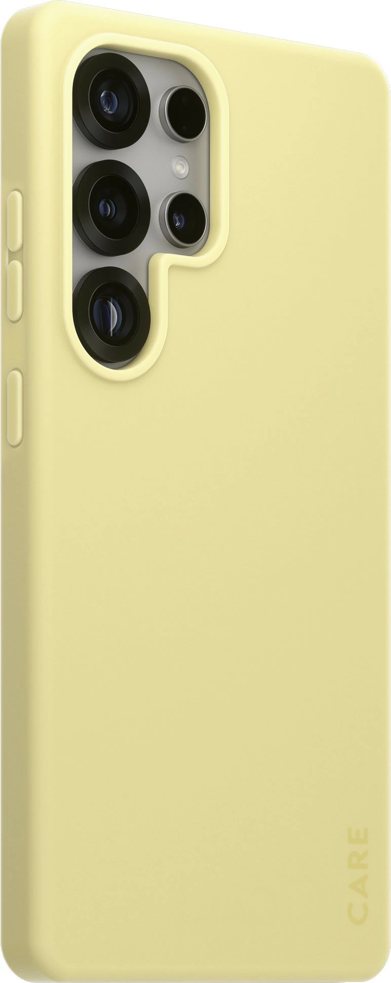 Mbështjellës PanzerGlass CARE Chardonnay për Galaxy S25 Ultra, silikon, e verdhë