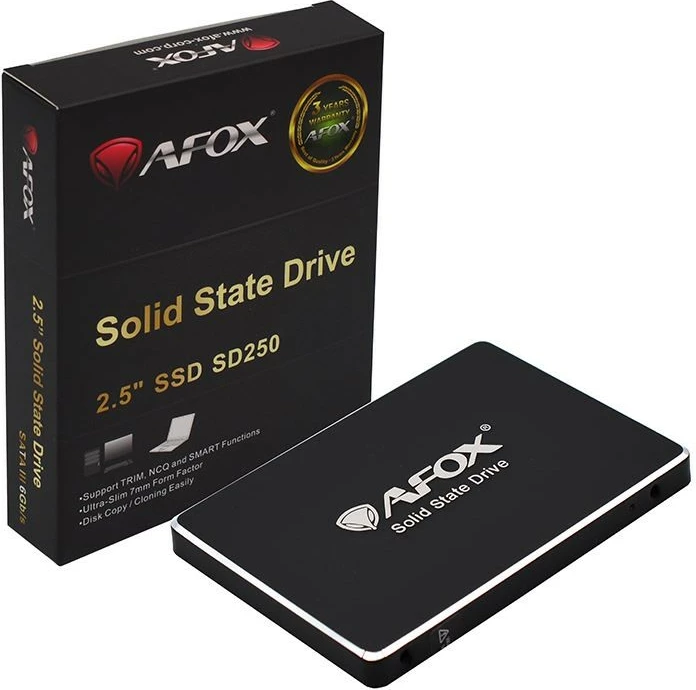 SSD AFOX SD250-128GN, 128GB, 2.5", SATA III, Zi