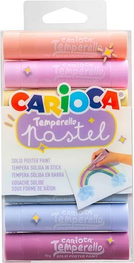Markerë Carioca Temperello Pastel, 8 Ngjyra