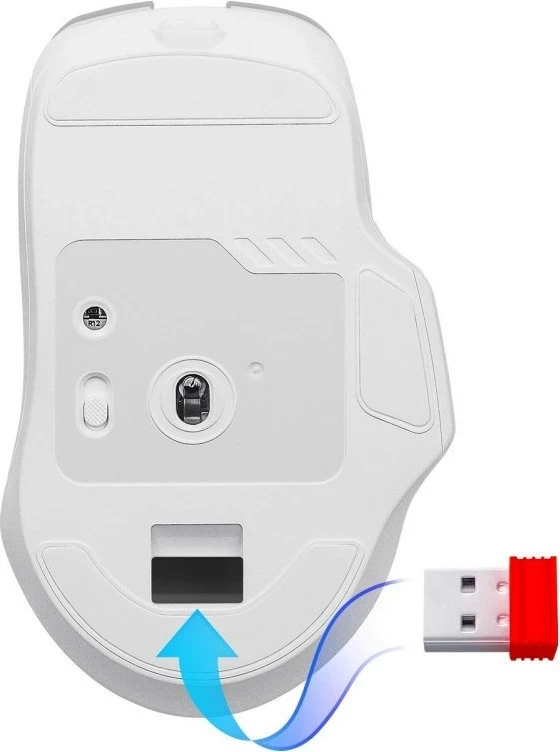 Maus Defender GM-056 Astro Elite, 3200 DPI, i bardhë