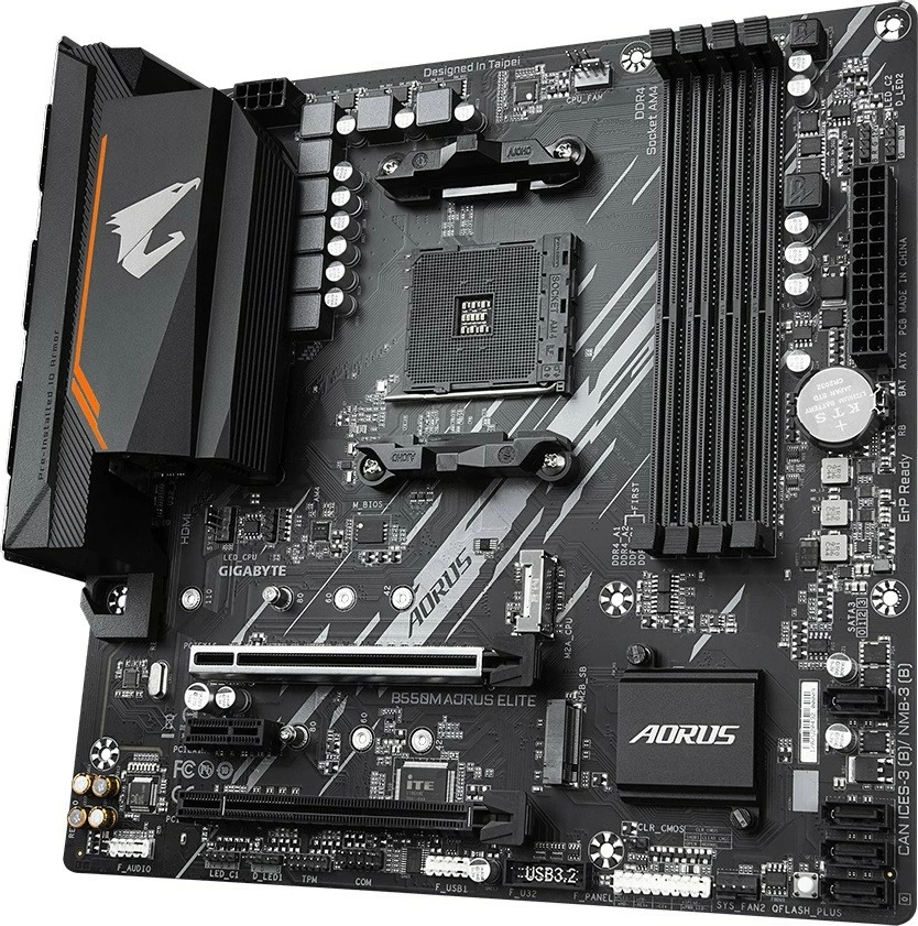Pllakë amë Gigabyte B550M AORUS ELITE, Socket AM4, micro ATX