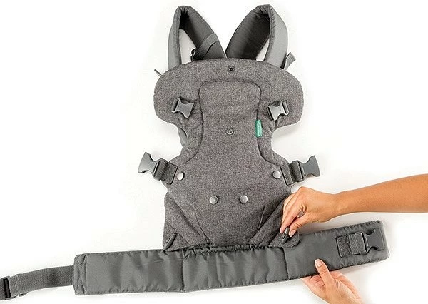 Mbajtës fëmijësh B-kids Infantino 4-në-1, 1505204N, Gri/Gjelbër