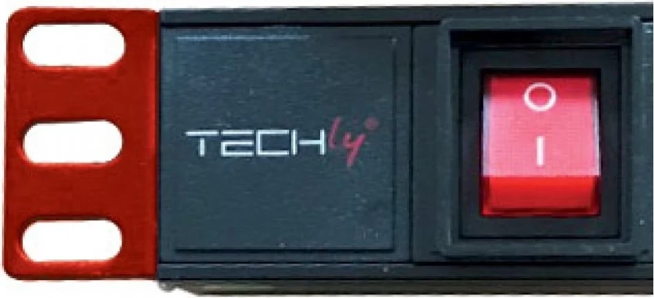 Shirit fuqie për kabinet Techly, 102635, 1U, me 8 priza Schuko dhe kabllo 3m C20