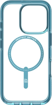 Mbështjellës Zagg Santa Cruz Snap MagSafe për iPhone 16 Pro, Blu