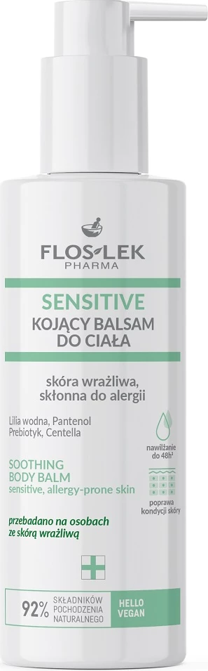 Balsam trupi për femra Floslek Sensitive Soothing 175ml
