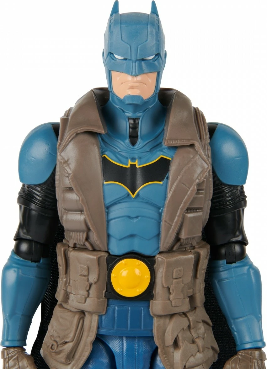 Figurë aksioni Batman Spin Master 6055697, 12 inç, Blu/Gri
