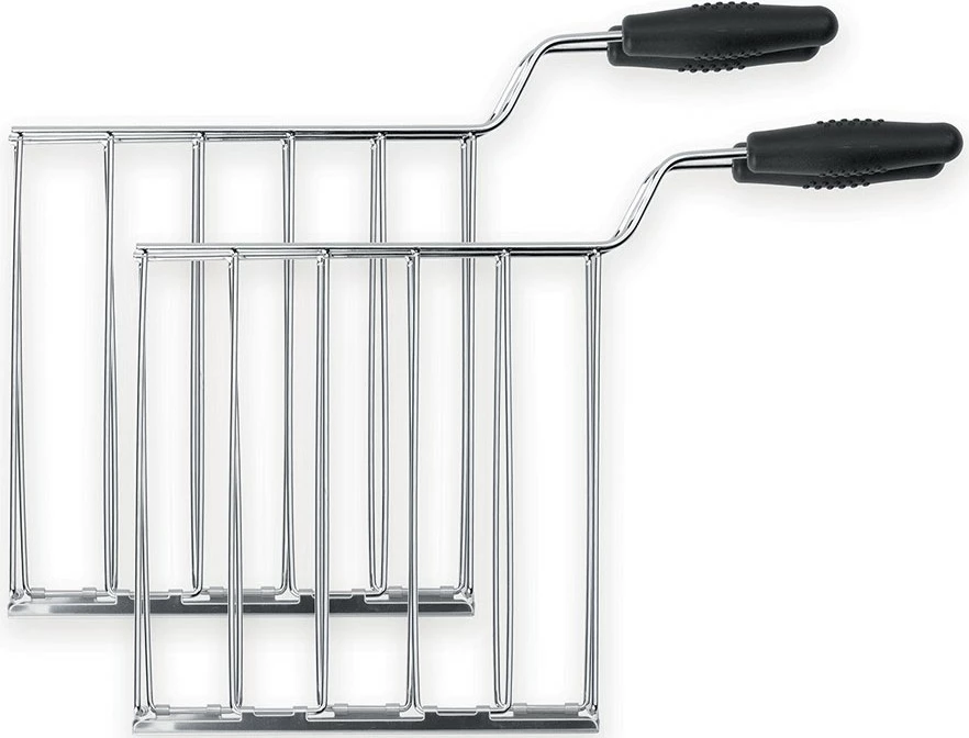 Pincë sanduiçi SMEG TSSR01, metalike, dorezë e zezë