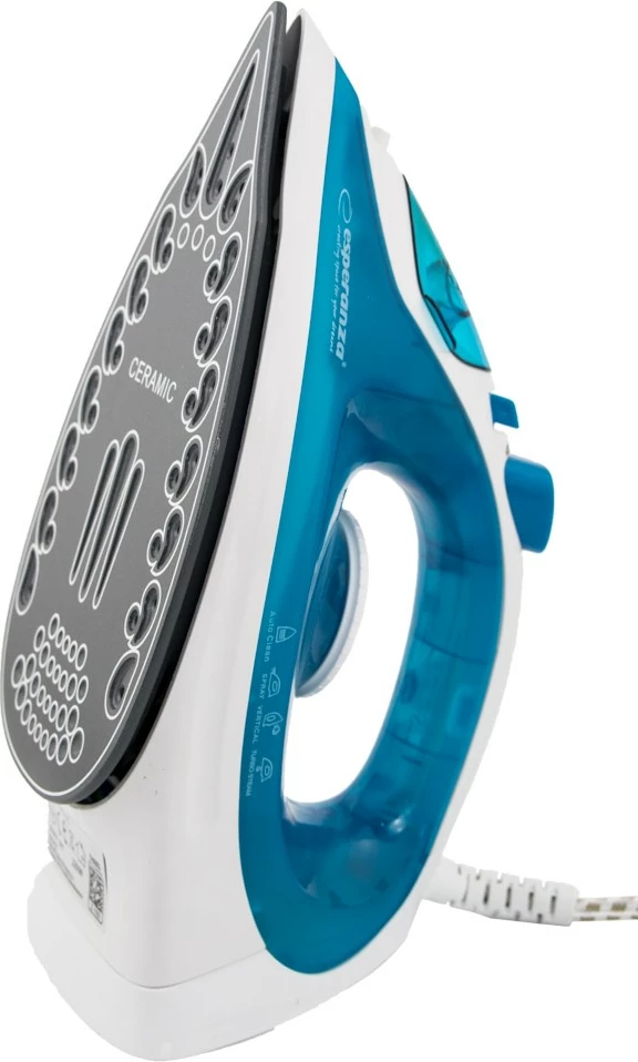 Hekur me avull Esperanza SLIDER EHI002, 2200W, pllakë qeramike, kaltër/bardhë