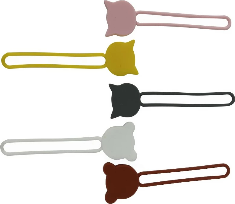 Mbështjellës kabllosh Hurtel, silikon, i verdhë