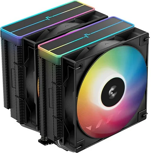 Ftohës ajri për procesor DeepCool AG620 BK ARGB V2, 12 cm, 2 ventilatorë, i zi