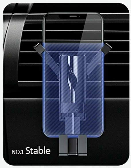 Mbajtës për celular USAMS US-ZJ058, për makinë, i zi