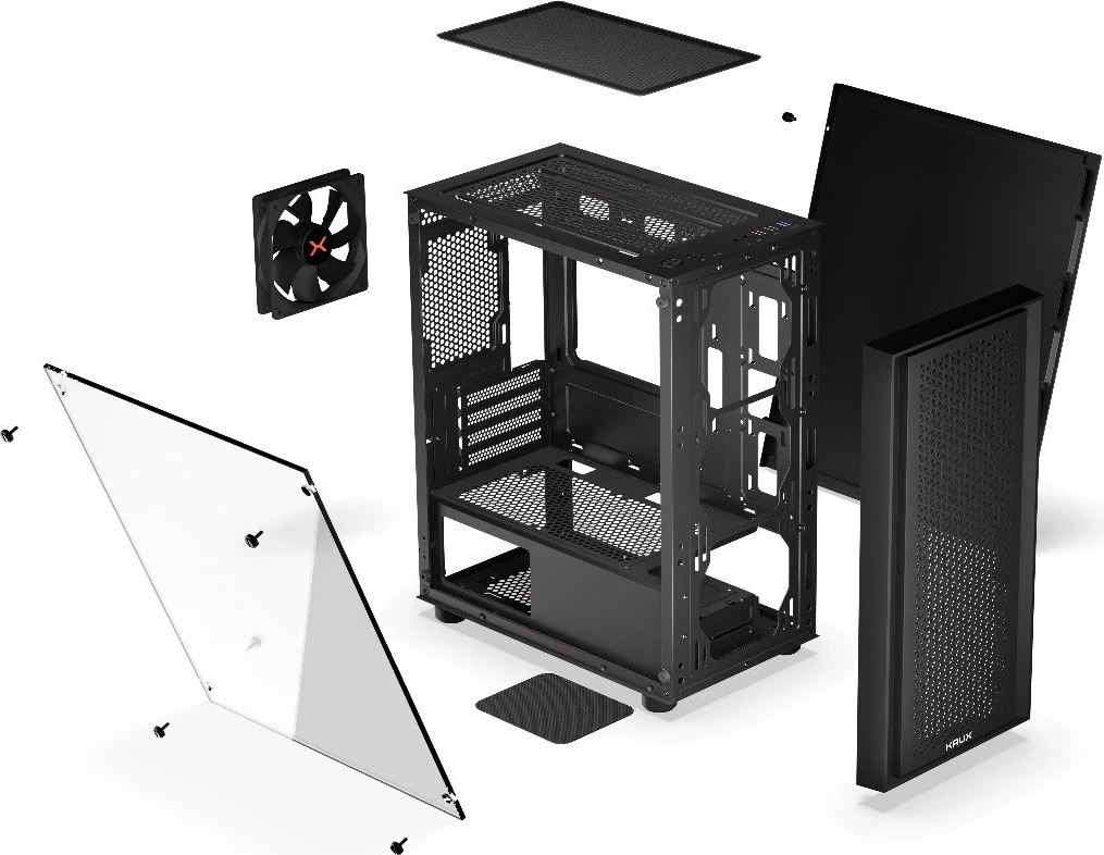 Kasë KRUX SCOR, e zezë