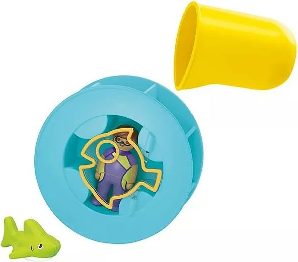 Set lodrash uji Playmobil Junior Aqua 71688 me mulli uji dhe rekin të vogël, plastikë