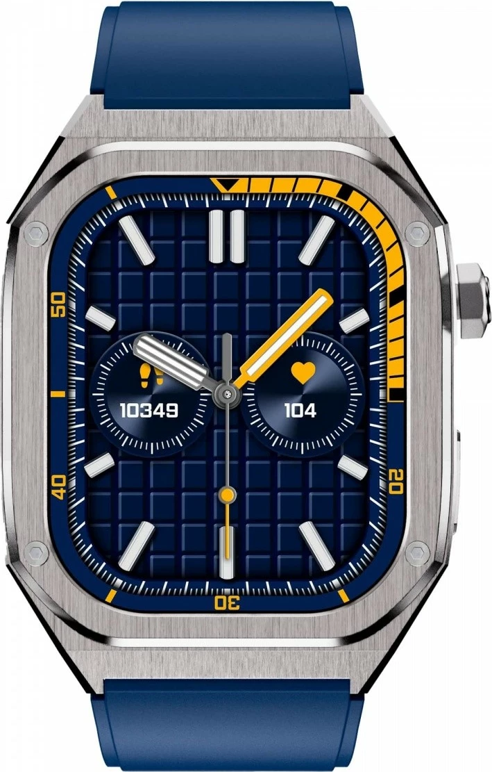 Smartwatch Maxcom FW65 Iron S, 1.91", AMOLED, Bluetooth, Argjend