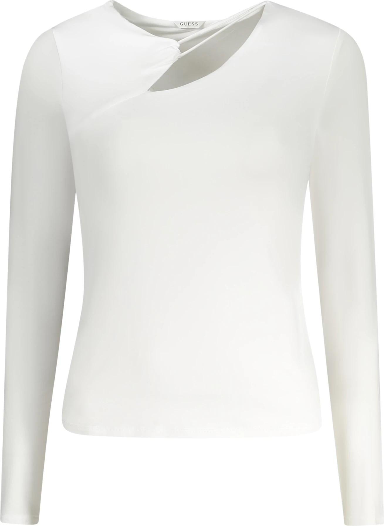 Maicë me mëngë të gjata GUESS JEANS femra, e bardhë